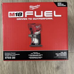 Milwaukee M18 FUEL 18V Lithium-Ion Brushless Cordless Compact Router (Tool-Only