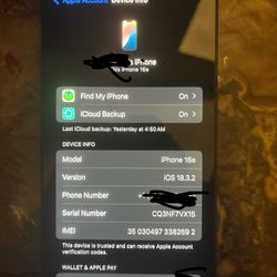 iPhone 16 (brand New)