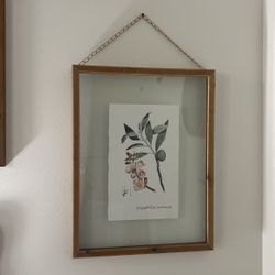 Wood + Glass Art Piece