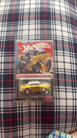 Hot Wheels RLC 55 Chevy Bel Air Gasser Dirty Blonde Excellent Condition 🔥🔥🔥