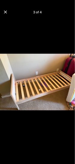IKEA Junior Kids Bed Frame + Slats – 27½” × 63”