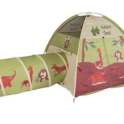 Kids tent with tunnel