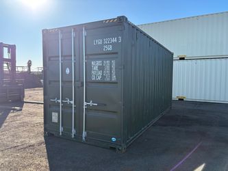 20 FOOT NEW 1-TRIP HC 9'6 TALL CONTAINER, STD, SHED, STORAGE, SHIPPING, CONEX, PORTABLE