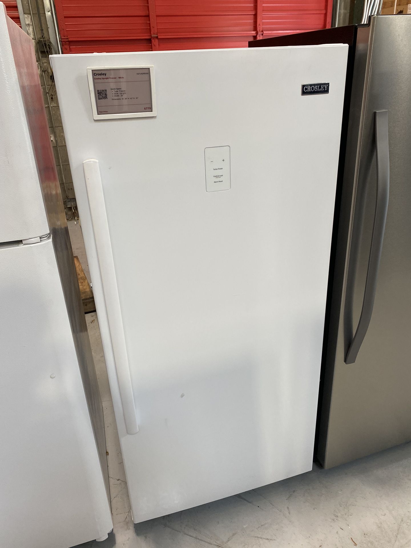 Crosley White UpRight Freezer