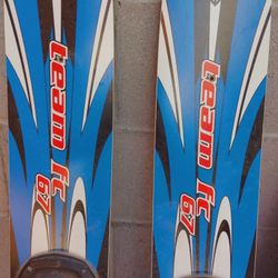 Water Skis And Vest Medium Size