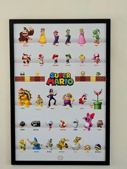 Collector’s Framed Art 24x36 - Multiple Styles $75