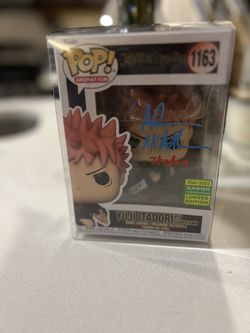 JSA CERTIFIED AUTOGRAPHED Yuji itadori Funko POP! - 1163