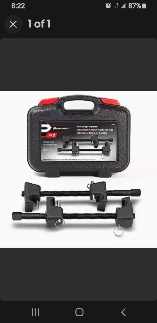 Powerbuilt 2 Piece Strut Spring Compressor Kit