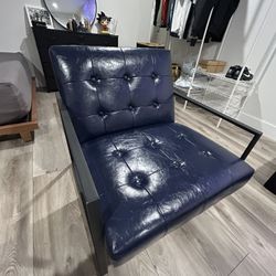 Billings Faux Leather Armchair