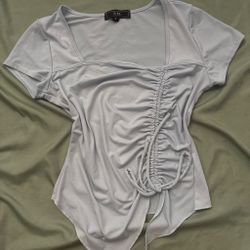 Vibe Sportswear Ruched Top Size Medium
