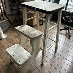 Antique Folding Stool