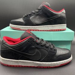 Size 10 - 2015 Men’s Nike SB Dunk Pro Low Black Cement DS 304282-050 Og All