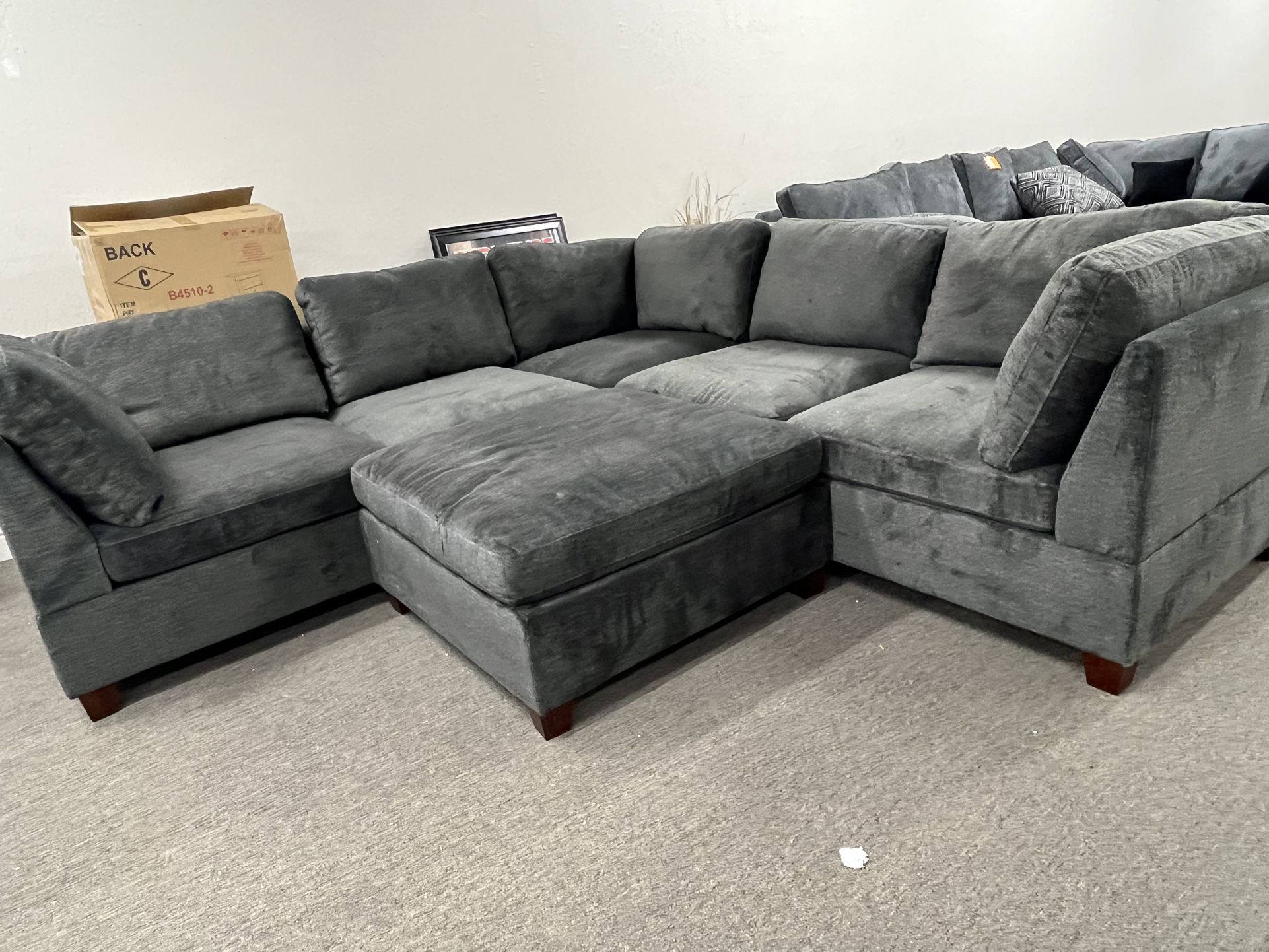Gray Sofa Sectional Set