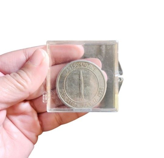 Silver Astronautics Dedication Commemorative Coin July 12, 1958