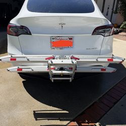 1up heavy duty bike rack with ramp 2" hitch receiver