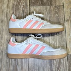 Adidas Sambas - Pink Coral - Kids Sneakers Size 4.5