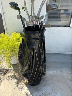 King Cobra Senior Golf Clubs Set (1) Callaway and XL Leather Bag