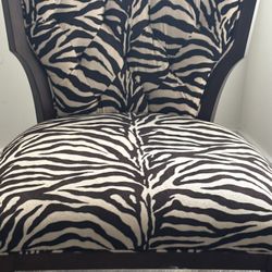 Zebra Print Chair