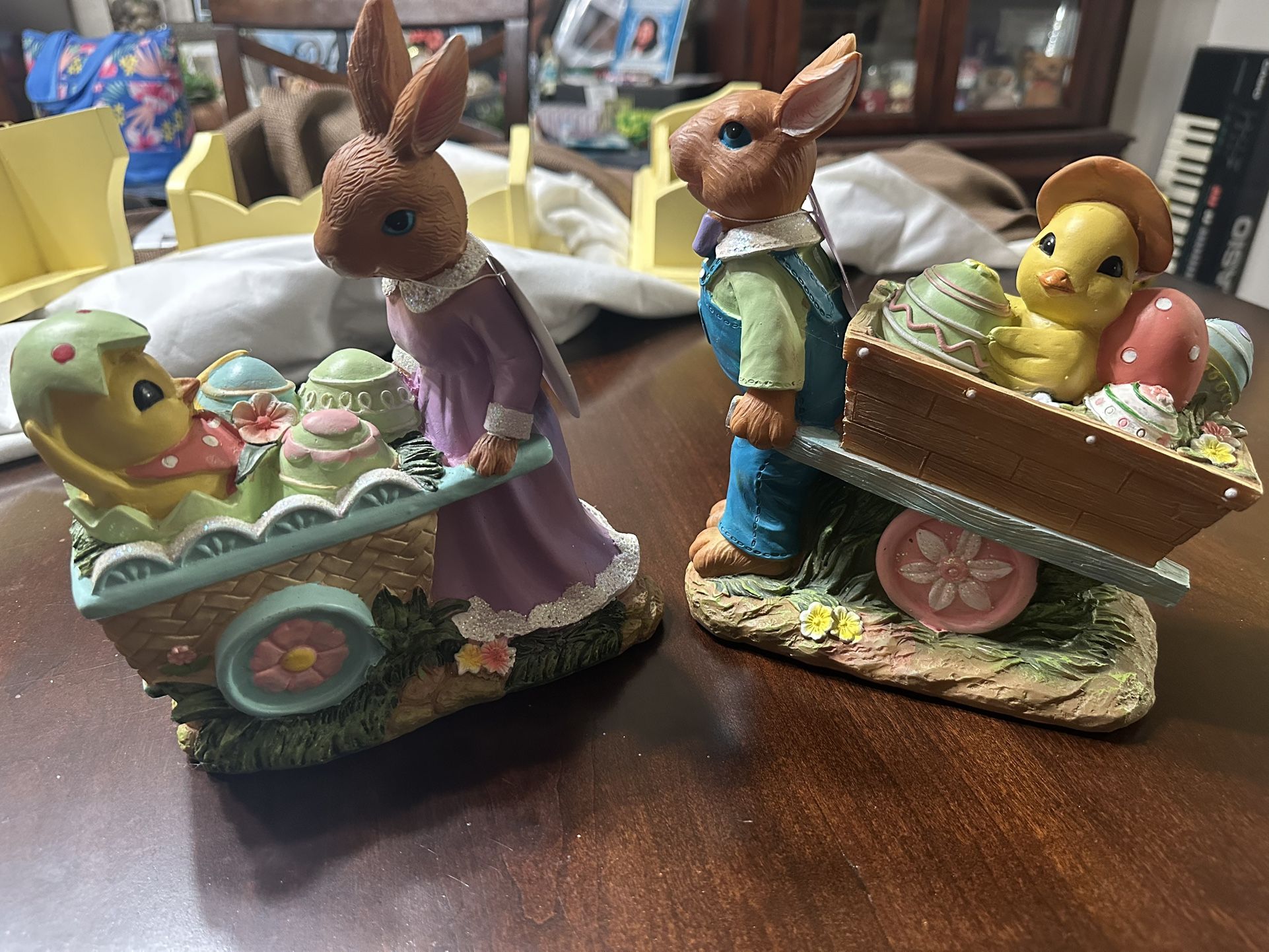 Rabbit Easter Figurines