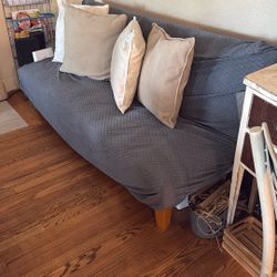 Small Futon Couch With New Cover 