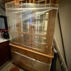 Wooden China Cabinet