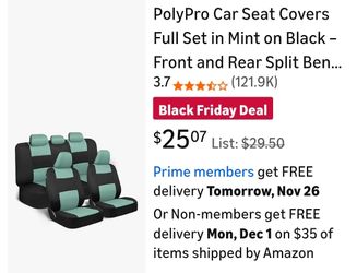 New cloth car seat covers UNIVERSAL FIT 2 front seat and rear Bench 
Brand new
$15 for 1 set
$25 for 2 sets

Cubreasiento para carro medida universal 