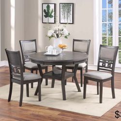 Round Dining Table Set 
