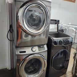 💯👌SAMSUNG SET STEAM WASHER AND ELECTRIC DRYER 👌 