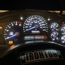 Chevy cluster Led 