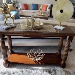 Set of 4 Strong Wood Tables – Great Condition  