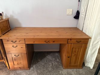 Wooden desk