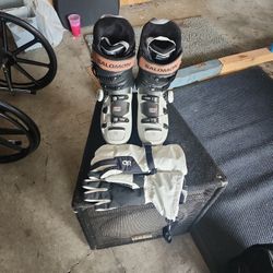 Brand New, Never Used Salomon Ski Boots And  Gloves