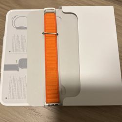 Apple Watch 49mm Orange Alpine Loop - Small