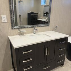 Two Beautiful Vanities With Mirrors 