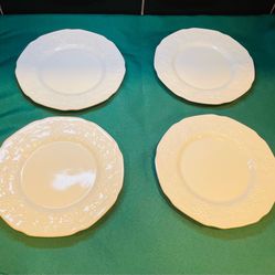 Vintage and beautiful Indiana Glass Colony Harvest milk glass plates