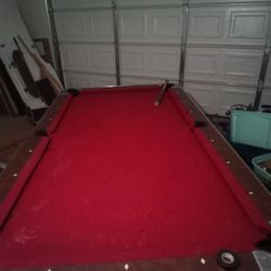 Solid Slate Pool Table 