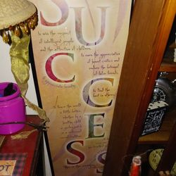 38in Wall Pic Says Success 5 Firm Look My Post Alot Items