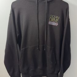 Gemrock “Ocean Drive Gumbo” Black Hoodie, Size Small. 