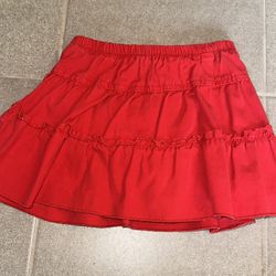 3T Red Skirt