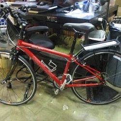 Used Specialized Sirrus X 2003 XS Fame Bicycle w/ Rear Saddle Attachment (Read Description)