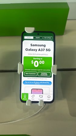 Samsung a37 free when you switch your number over to cricket