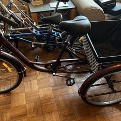 Tri-bike, bicycle