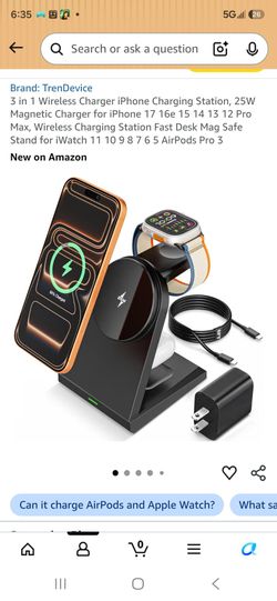 Iphone and watch charger