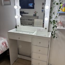 Makeup Vanity & Chair 