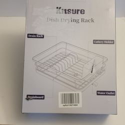 Kitsure Black Dish Drying Rack