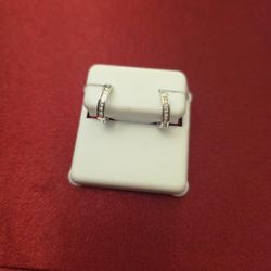 Silver 925 Small Hoop Earrings 