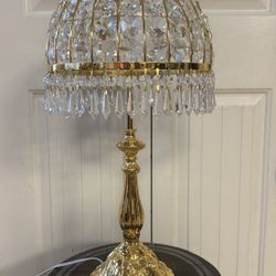 Elegant Crystal Table Lamp