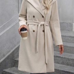 Wool Coat Women XL 