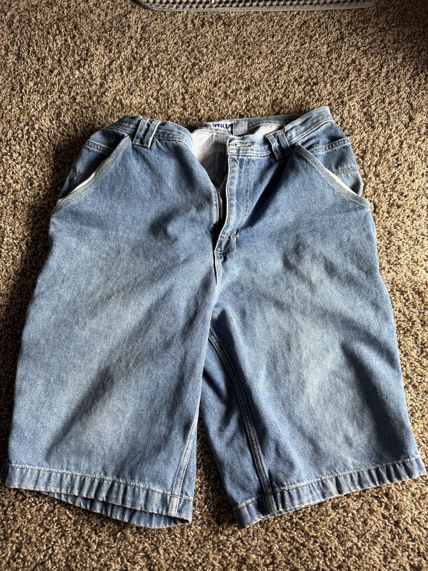 Utility Y2K Jean Shorts β Size 34