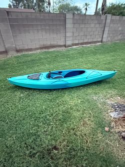 Single Sit-In Kayak Teal Blue